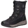 Relife Schnürstiefelette Damen schwarz|schwarz