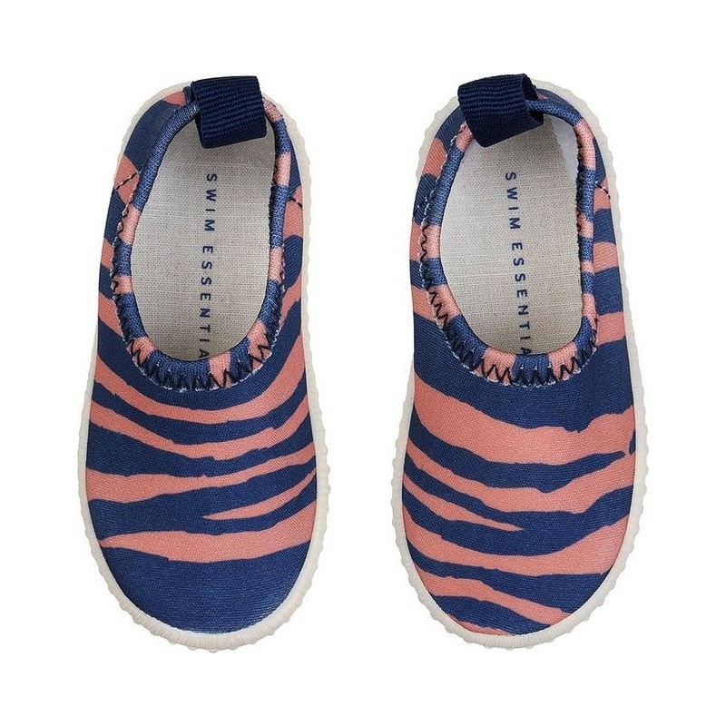 Swim Essentials Swim Essentials rutschfeste Wasserschuhe, für Kinder blau/orange Zebra Aquaschuh