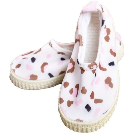 Swim Essentials Swim Essentials rutschfeste Wasserschuhe, für Kinder weiß/khaki Leopar Aquaschuh