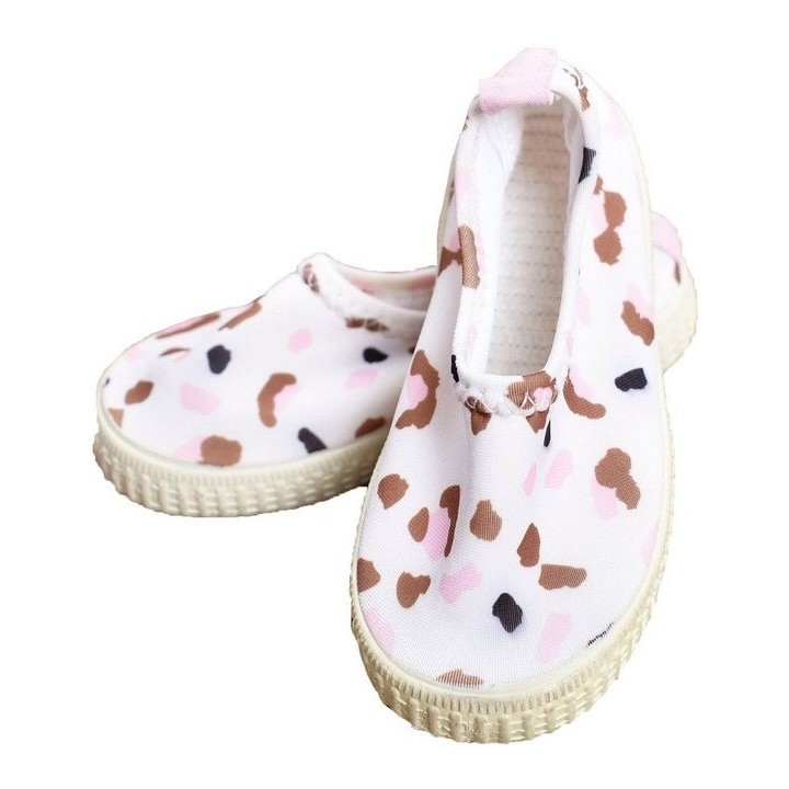 Swim Essentials Swim Essentials rutschfeste Wasserschuhe, für Kinder weiß/khaki Leopar Aquaschuh