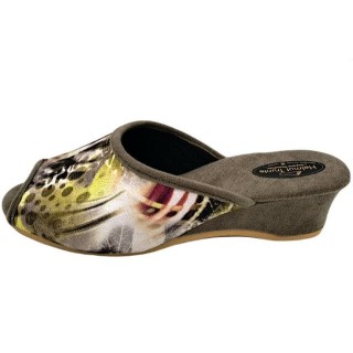 PADERO Helmut Trunte Damen Pantolette Hausschuh Weite G