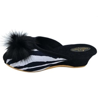 PADERO Helmut Trunte Damen Pantolette Hausschuh Weite G