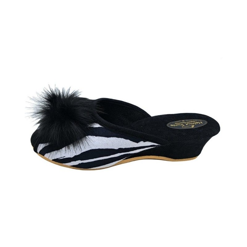 PADERO Helmut Trunte Damen Pantolette Hausschuh Weite G
