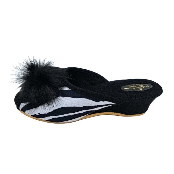 PADERO Helmut Trunte Damen Pantolette Hausschuh Weite G