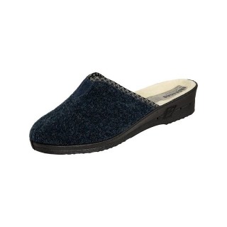 SALIHA Landgraf Hausschuh Gitte marine Hausschuh