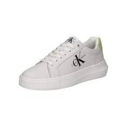 Calvin Klein Chunky Cupsole Mono Lth Damen weiß|weiß