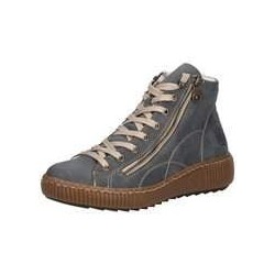 Rieker Schnür Boots Damen blau|blau