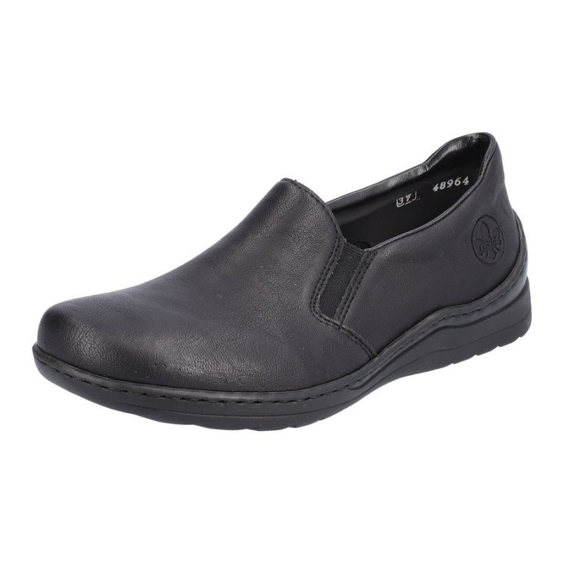 Rieker Slipper, Alltagsschuh, Schlupfschuh, Freizeitschuh mit beidseitigem Stretch