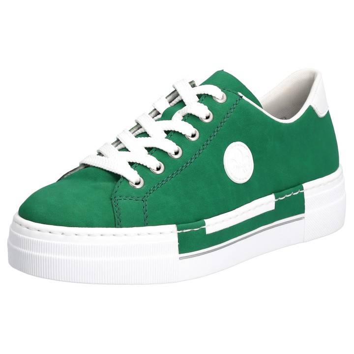 Rieker Sneaker, Freizeitschuh, Halbschuh, Schnürschuh mit Plateausohle