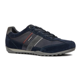 Geox Sneaker "U WELLS C", Casual Schuh, Schnürschuh mit Logoverzierung