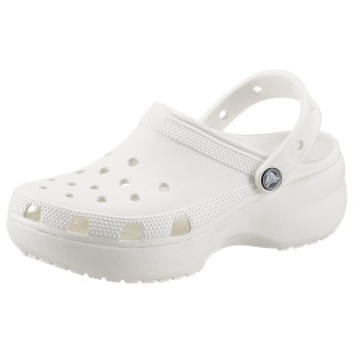 Crocs Clog »Classic Platform Clog W«, Plateau, Sommerschuh, Schlappen, Hausschuh, trendige Plateausohle