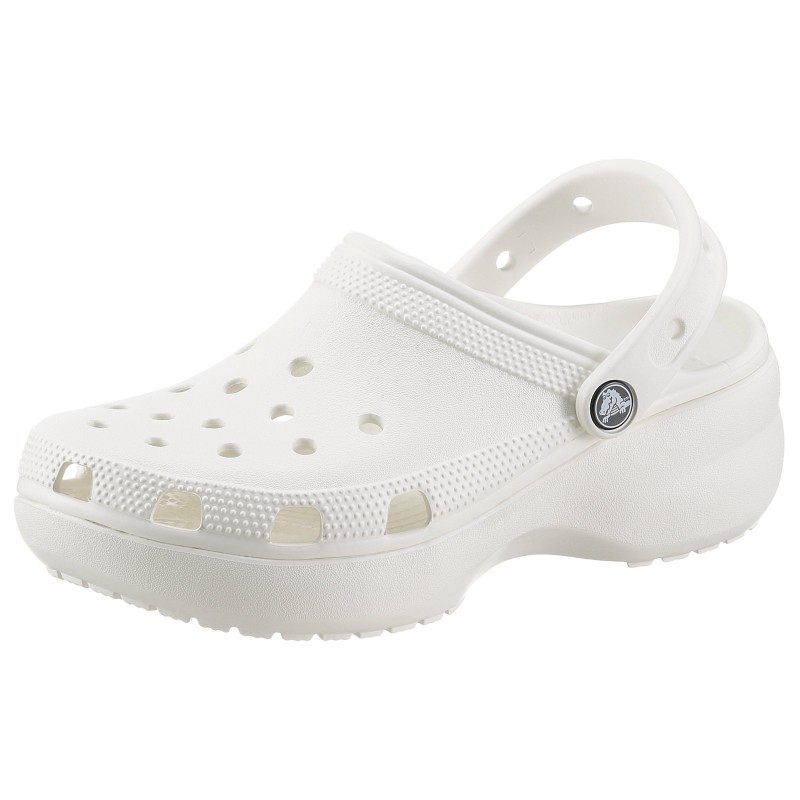 Crocs Clog »Classic Platform Clog W«, Plateau, Sommerschuh, Schlappen, Hausschuh, trendige Plateausohle