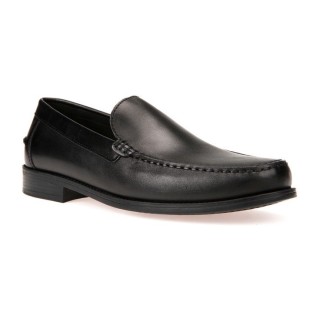 Geox Slipper "U NEW DAMON A", Business Schuh, Loafer mit Blockabsatz