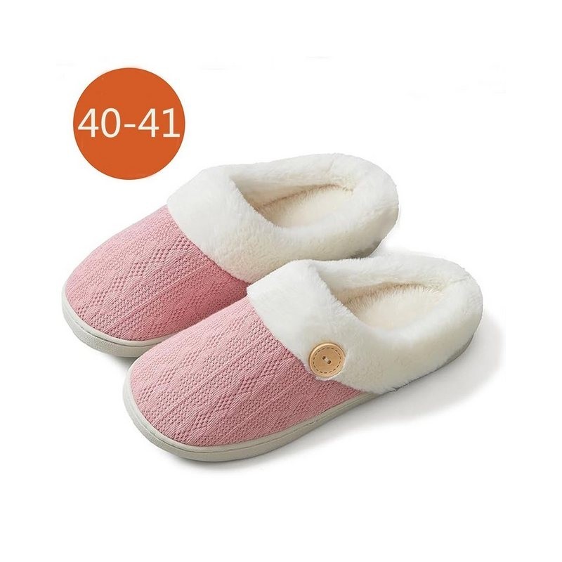 XDeer Plüsch Hausschuhe Winter Warm Gefüttert Pantoffeln rutschfeste Plüsch Hausschuhe Plüsch Slippers für Damen Herren