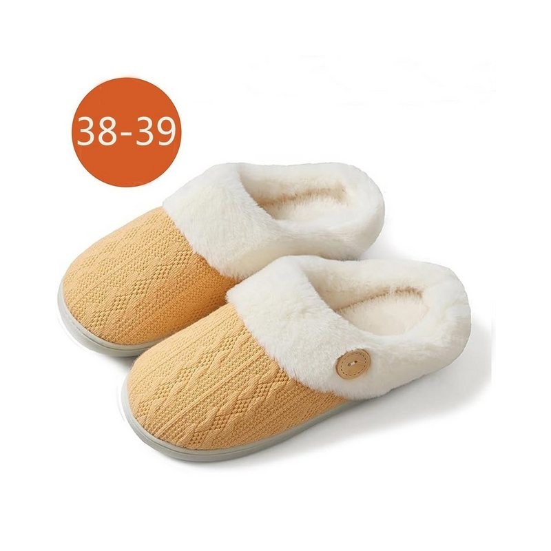 XDeer Plüsch Hausschuhe Winter Warm Gefüttert Pantoffeln rutschfeste Plüsch Hausschuhe Plüsch Slippers für Damen Herren