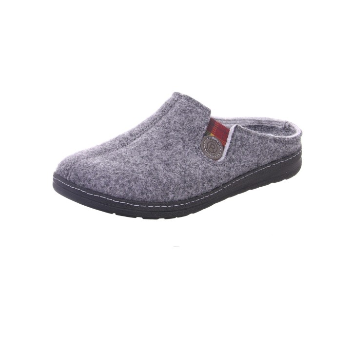 Pantoletten grau 41