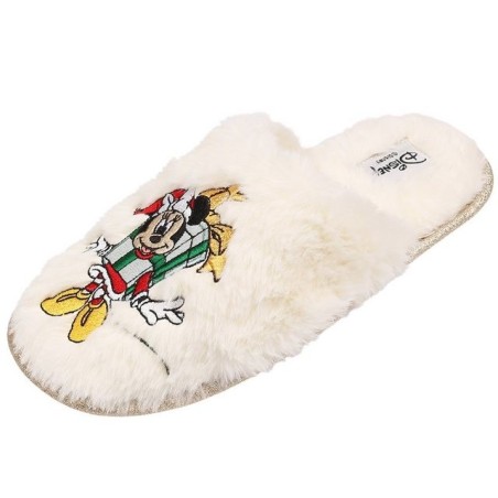 Sarcia.eu Disney Mickey Mouse Damen Hausschuhe mit Fell 36-37 EU / 3-4 UK Hausschuh