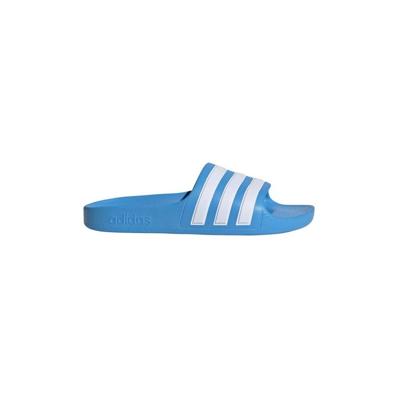 Adidas adilette Unisex Flip-Flops und Sandalen - Blau - Größe: 33 - Netz/Synthetik - Foot Locker
