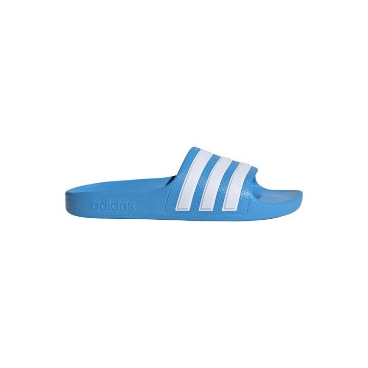 Adidas adilette Unisex Flip-Flops und Sandalen - Blau - Größe: 33 - Netz/Synthetik - Foot Locker