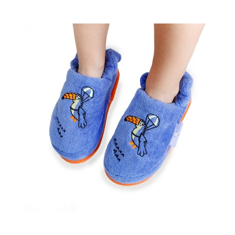 MILK&MOO Milk&Moo Flying Toucan Kinderhauspantoffeln Hausschuh