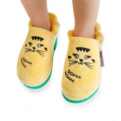 MILK&MOO Milk&Moo Skater Cheetah Kinderhauspantoffeln Hausschuh