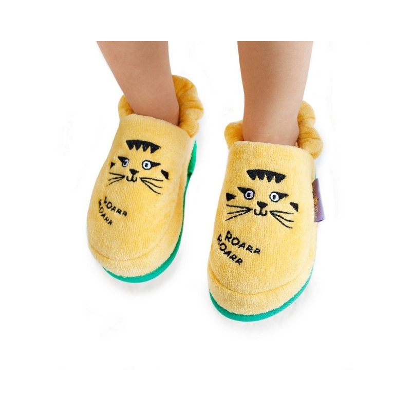 MILK&MOO Milk&Moo Skater Cheetah Kinderhauspantoffeln Hausschuh