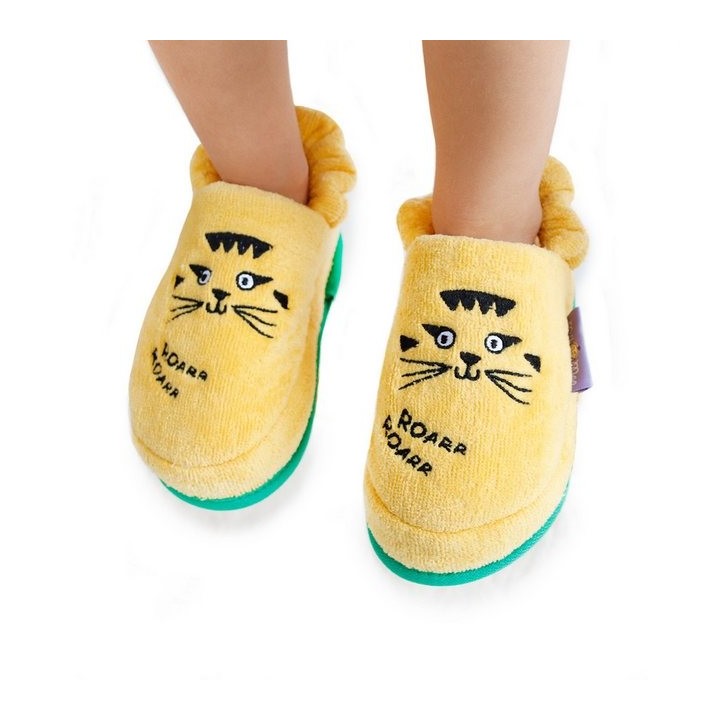 MILK&MOO Milk&Moo Skater Cheetah Kinderhauspantoffeln Hausschuh