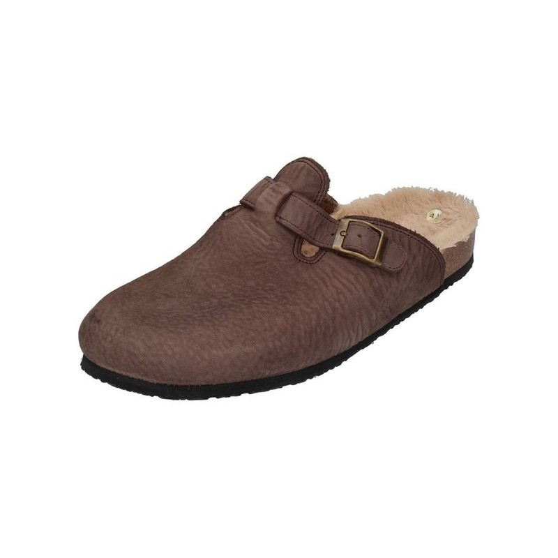 Natural World BIO SLIPPER NAPA WOOL Hausschuh Marron