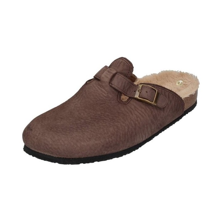 Natural World BIO SLIPPER NAPA WOOL Hausschuh Marron