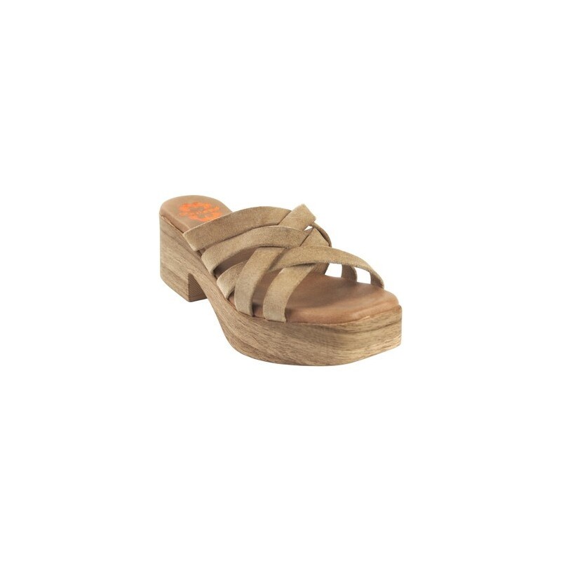 Porronet  Schuhe Sandalia señora  2968 taupe
