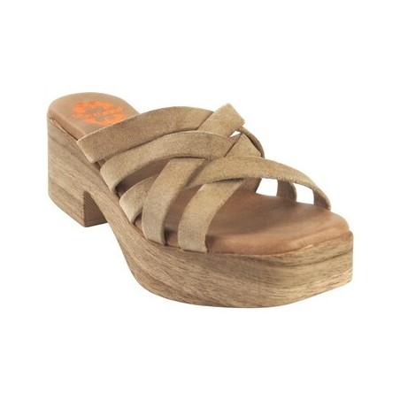 Porronet  Schuhe Sandalia señora  2968 taupe