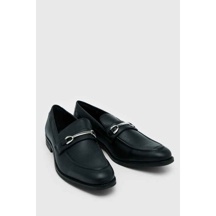 Kunstleder-Loafer - Schwarz - 43, Schwarz