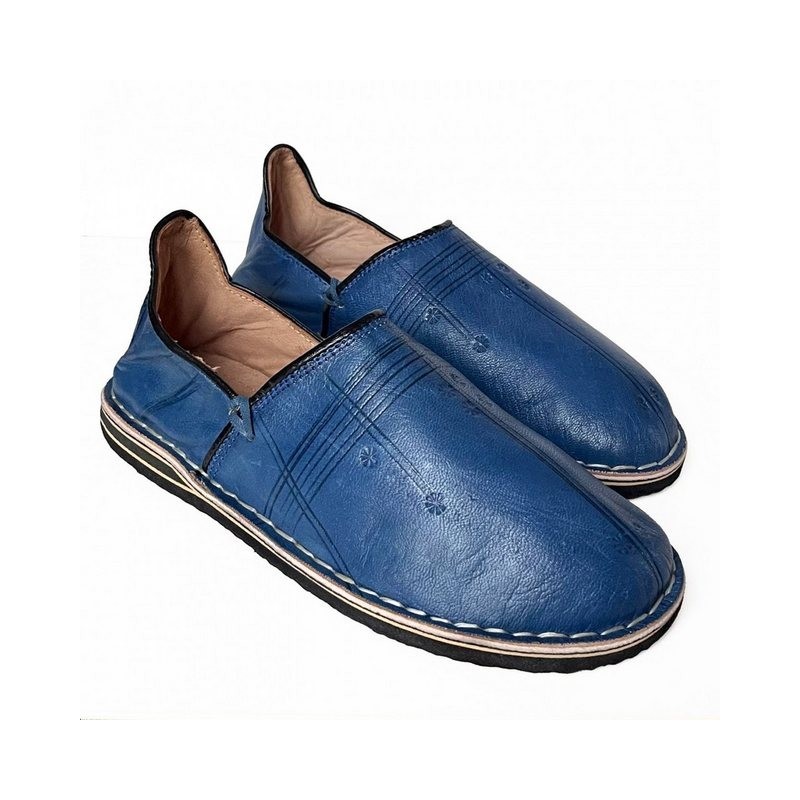 l-artisan Orientalische Lederschuhe, Pantoffel, BABOUSCHE MARAKKECH Hausschuh