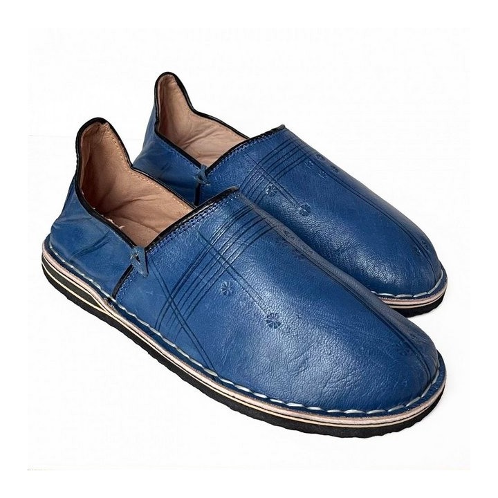 l-artisan Orientalische Lederschuhe, Pantoffel, BABOUSCHE MARAKKECH Hausschuh