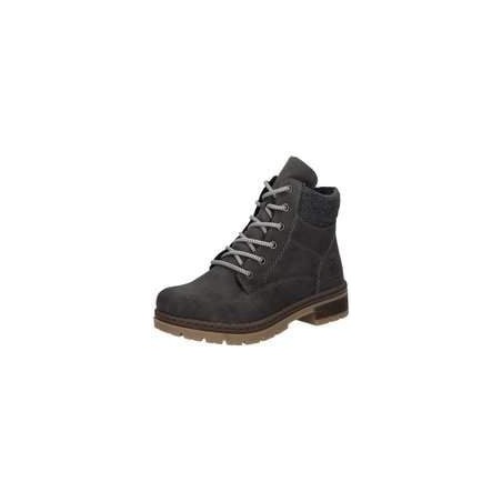 Rieker Schnür Boots Damen grau|grau