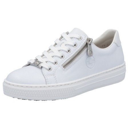 Rieker Sneaker, mit Memosoft-Innensohle, Freizeitschuh, Halbschuh, Schnürschuh