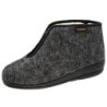 Fischer-Markenschuh Dora Hausschuh mit Schurwollfutter, Reißvrschluss, Weite H, Filz