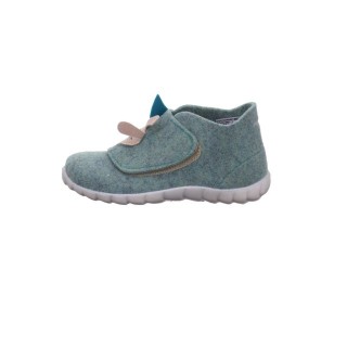 Superfit Superfit HAPPY hell-blau Slipper