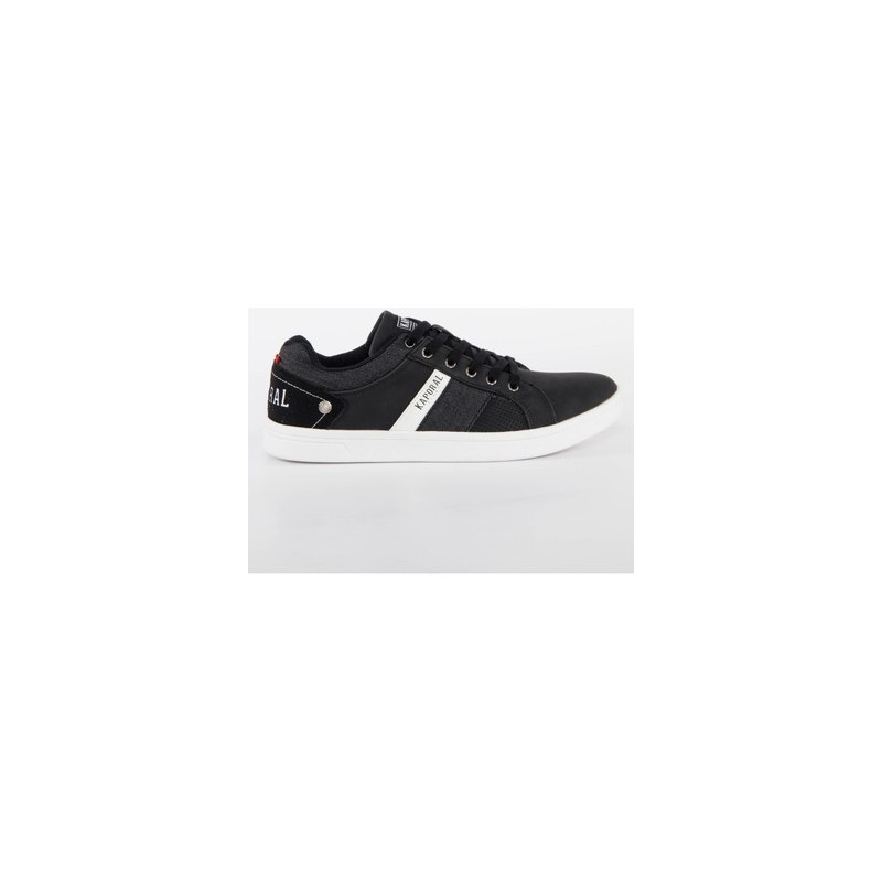 Kaporal  Sneaker Darell black jean denim