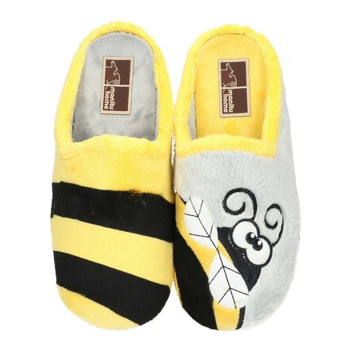 Manitu-Home Hausschuhe Hausschuh aus Textil