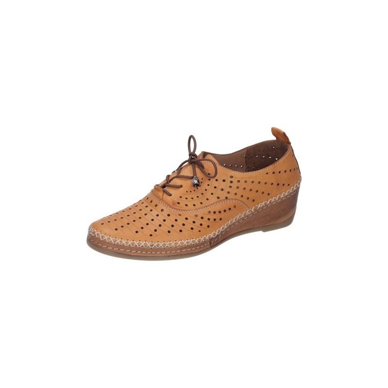 Manitu Schnürer Schnürschuh aus echtem Leder