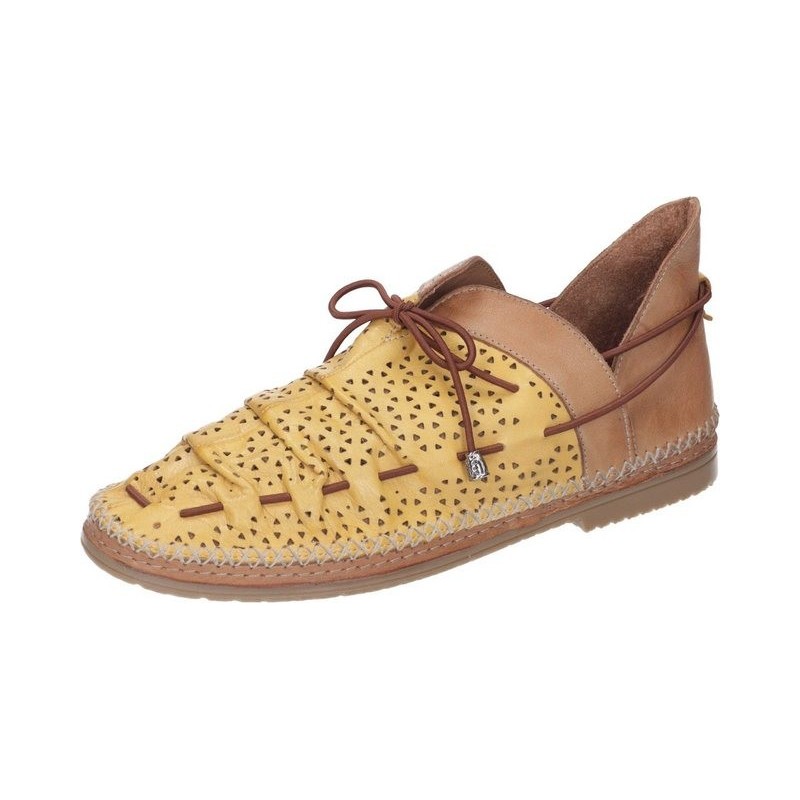 Manitu Schnürer Schnürschuh aus echtem Leder