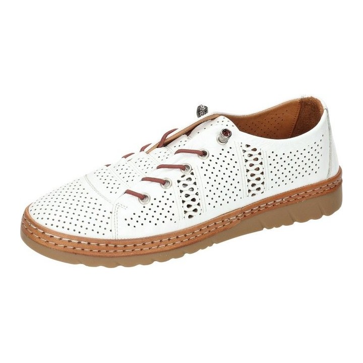 Manitu Slipper Schnürschuh aus echtem Leder