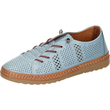 Manitu Slipper Schnürschuh aus echtem Leder