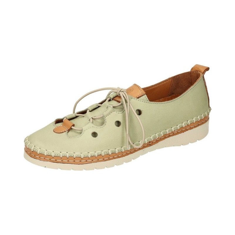 Manitu Schnürer Schnürschuh aus echtem Leder