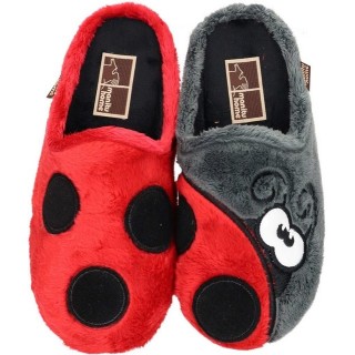 Manitu-Home Hausschuhe Hausschuh aus Flauschstoff