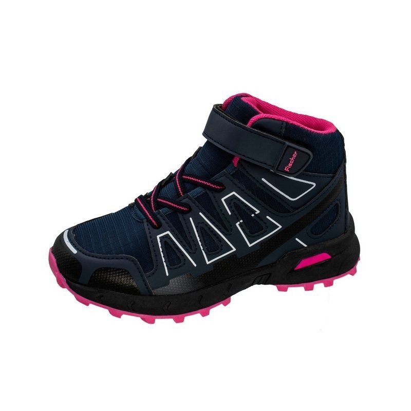 Fischer-Markenschuh Martin Wanderschuh aus Synthetik, mit Textilfutter, mit Gummizug + Klettverschluss