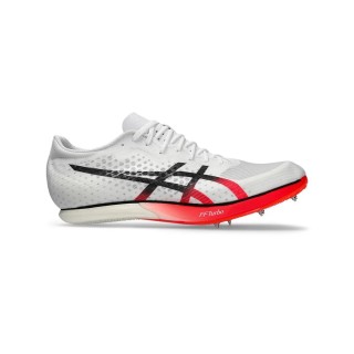 Asics Metaspeed MD Weiß Rot  Turnschuhe, Größe 43,5 - EUR