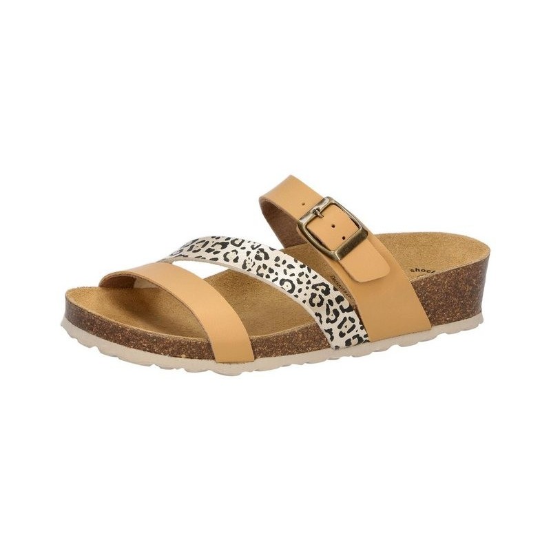 Lico Pantolette Natural Glitter Hausschuh