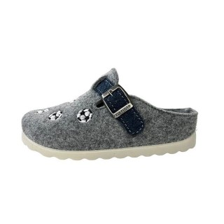 Fly Flot FLY FLOT Jungen Filz Pantoffel 200000-09 grey Hausschuh